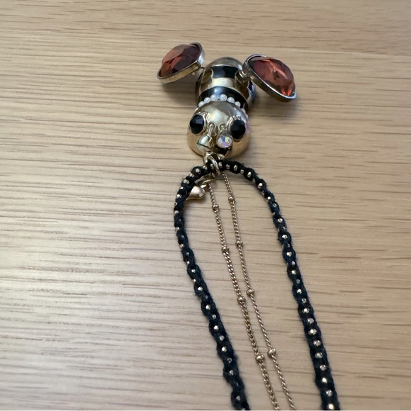 Vintage Betsey Johnson Giant Bumblebee Necklace - Picture 4 of 10